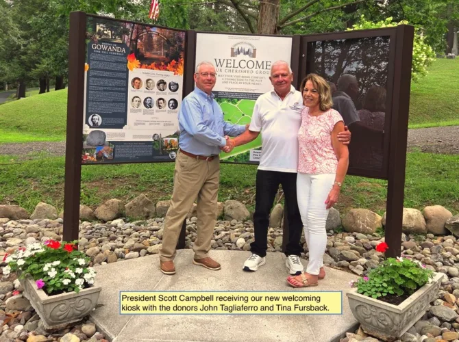 Gowanda cemetery gets new kiosk